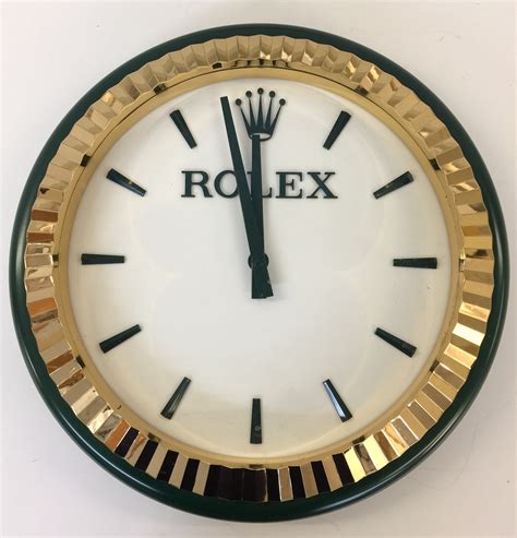 rolex clock for sale.